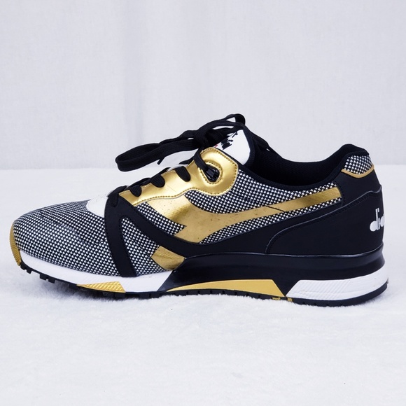 Diadora N9000 Black and Gold Size 13 - Picture 2 of 8